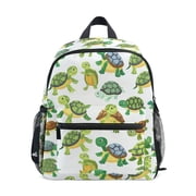 ALAZA Cute Turtles Toddler Backpack for Preschool Kindergarten Kids Bags