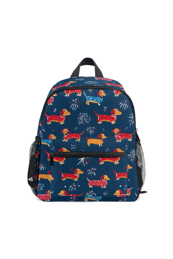 Dachshund Cute Dogs School Backpack Small Bookbag Mini Bags