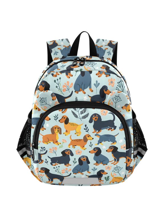 Dachshund Dogs Mini Backpack School Bookbag Age 3-7 Small