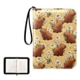 thumbnail image 1 of ALAZA Daisy Brown Capybara Trading Card Binder 4 Pocket Cards Collection Album 400 Folder Holder, 1 of 6
