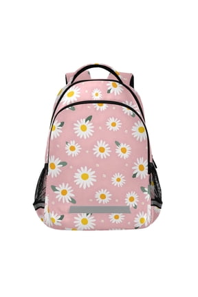 Daisy Floral Backpack Elementary School Bag Bookbag Travel Rucksack