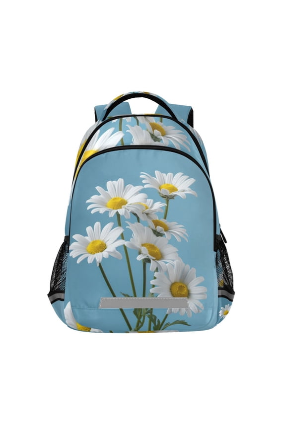 Daisy Flowers Backpack Elementary School Bag Bookbag Travel Rucksack