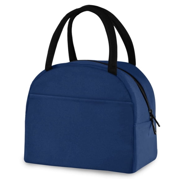 ALAZA Dark Blue Paint Insulated Lunch Box Reusable Cooler Tote Bag Work Office Picnic