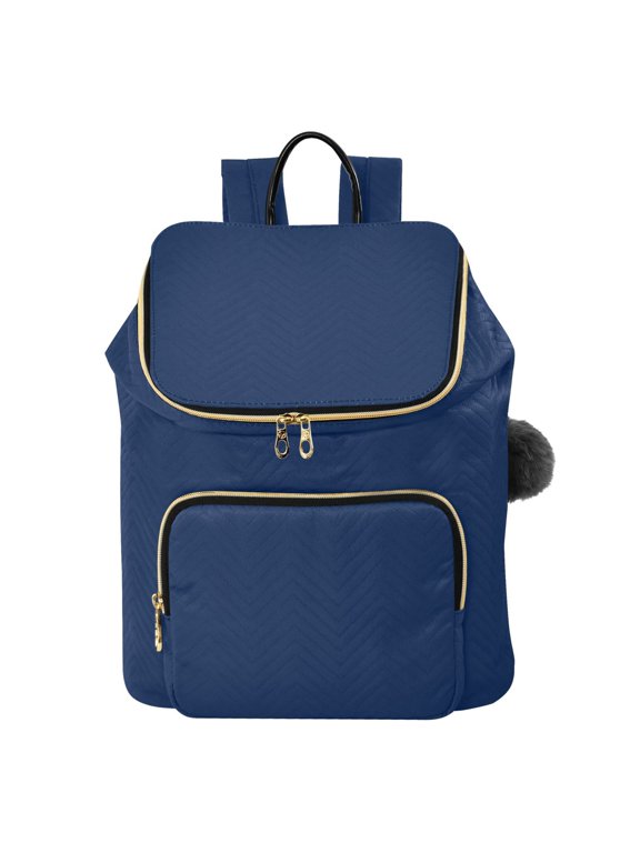 Dark Blue Paint Travel Backpack Laptop Bag Large Capacity Daypack