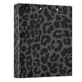 thumbnail image 1 of ALAZA Dark Gray Cheetah Leopard Print 3 Ring Binder 1.5 Inch Three Ring Office Binders w/ clipboard & 3 pockets, Hold 200 Sheets, 1 pc, 1 of 7