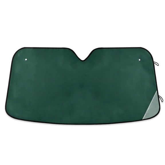 ALAZA Dark Green Paint Windshield Sun Shade Car Foldable Sun Visor Block UV Rays Protector 53"x23.5"