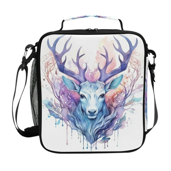 ALAZA Deer Lunch Box Insulated Lunch Bag Reusable Thermal Cooler Tote School Picnic