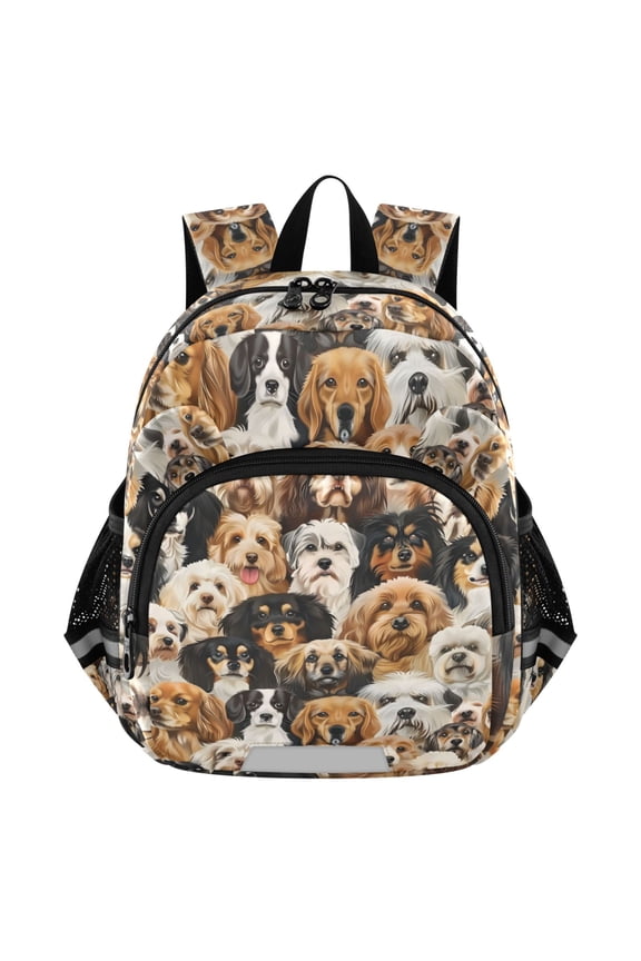 Different Cute Dogs Mini Backpack School Bookbag Age 3-7 Small