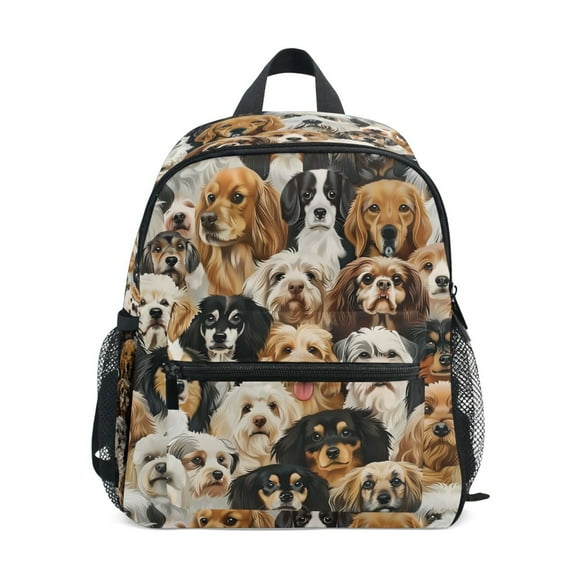 ALAZA Different Cute Dogs School Backpack Small Bookbag Mini Bags