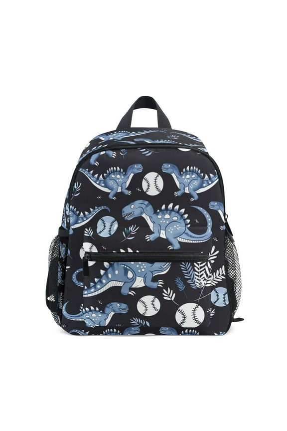 Dinosaur and Baseball School Backpack Small Bookbag Mini Bags
