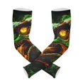 thumbnail image 1 of ALAZA Dinosaur with Fire UV Sun Protection Arm Sleeves UPF 50+ Compression Cooling Sleeve 1 Pair, 1 of 7