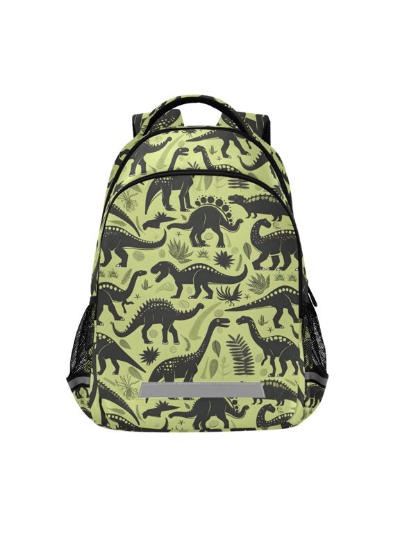 Dinosaurs Forest Backpack Elementary School Bag Bookbag Travel Rucksack