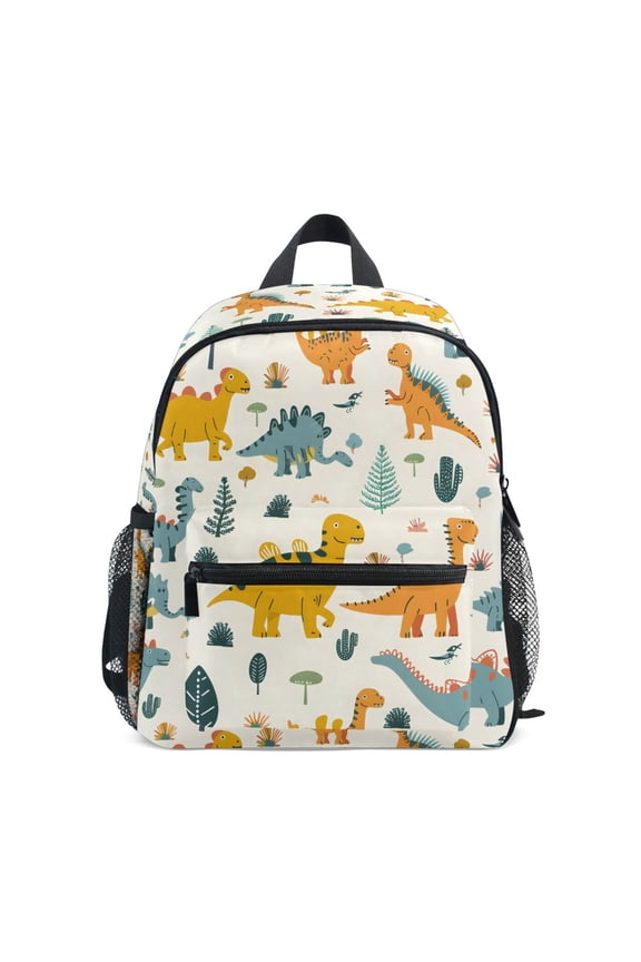 Dinosaurs Leaf School Backpack Small Bookbag Mini Bags