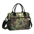 thumbnail image 1 of ALAZA Dinosaurs in The Forests Insulated Lunch Bag Reusable Tote Box Adjustable Shoulder Strap for Work Picnic, 1 of 6