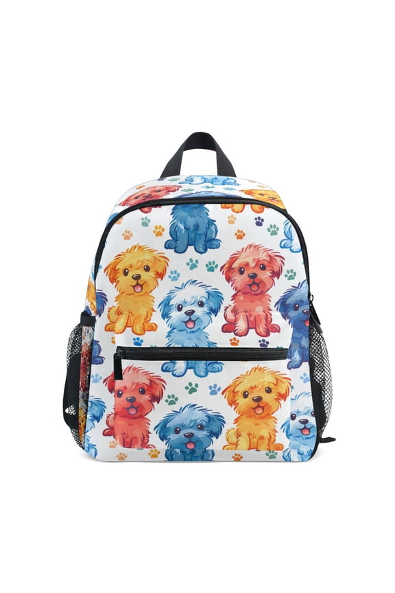 Dog Cartoon School Backpack Small Bookbag Mini Bags