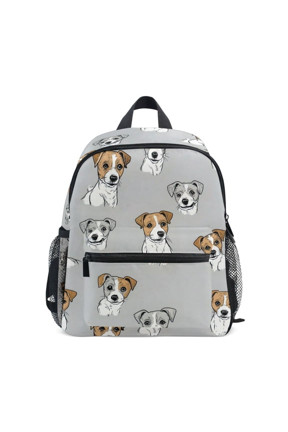 Dog Doodle School Backpack Small Bookbag Mini Bags