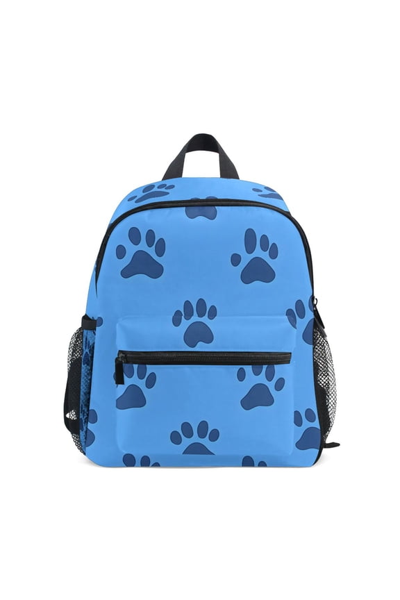 Dog Footprint School Backpack Small Bookbag Mini Bags