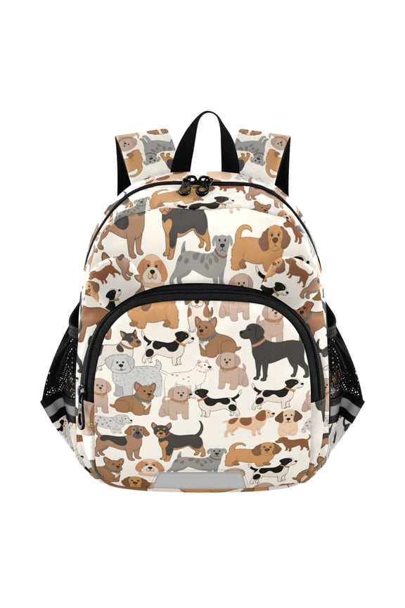 Dogs Cartoon Mini Backpack School Bookbag Age 3-7 Medium