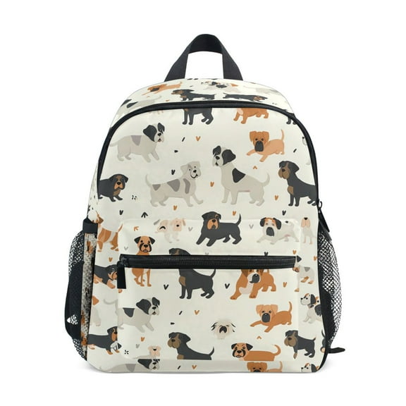 ALAZA Dogs Cartoon School Backpack Small Bookbag Mini Bags