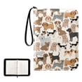 thumbnail image 1 of ALAZA Dogs Cartoon Trading Card Binder 4 Pocket Cards Collection Album 400 Folder Holder, 1 of 6