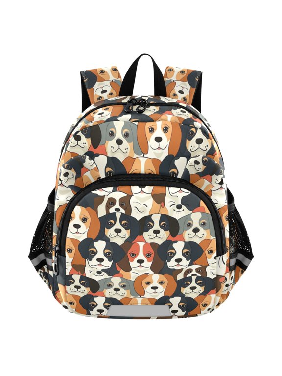 Doodle Dogs Mini Backpack School Bookbag Age 3-7 Medium