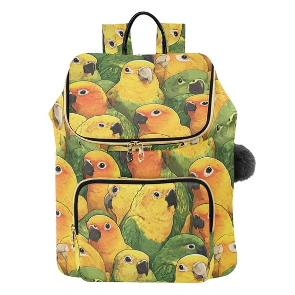 ALAZA Doodle Parrot-p1 Travel Backpack Laptop Bag Large Capacity Daypack
