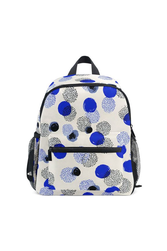Dots Abstract School Backpack Small Bookbag Mini Bags