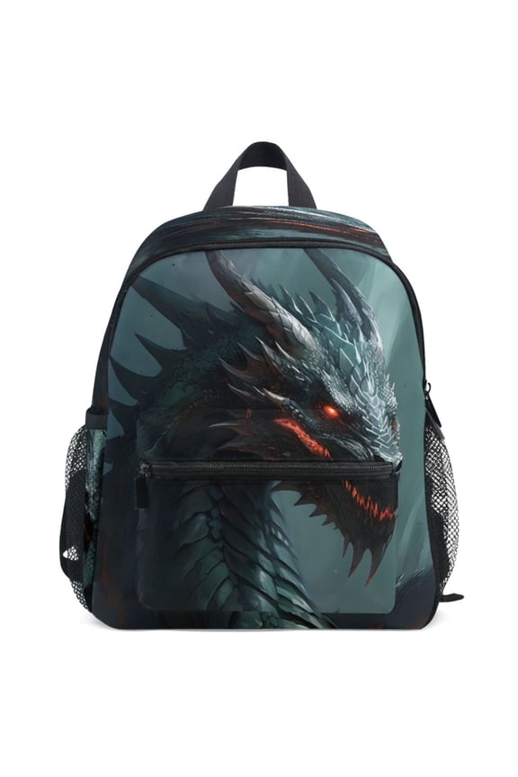 Dragon Cool Pattern School Backpack Student Bookbag Mini Bag