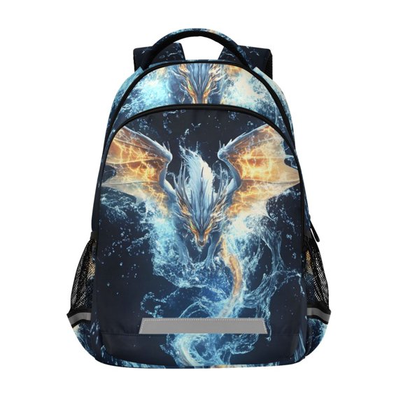 ALAZA Dragon Cool Style Backpack Elementary School Bag Bookbag Travel Rucksack