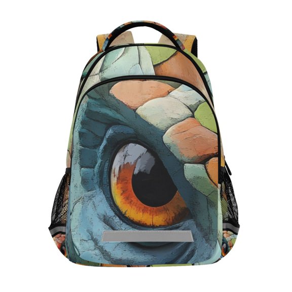 ALAZA Dragon Eyes Backpack Elementary School Bag Bookbag Travel Rucksack