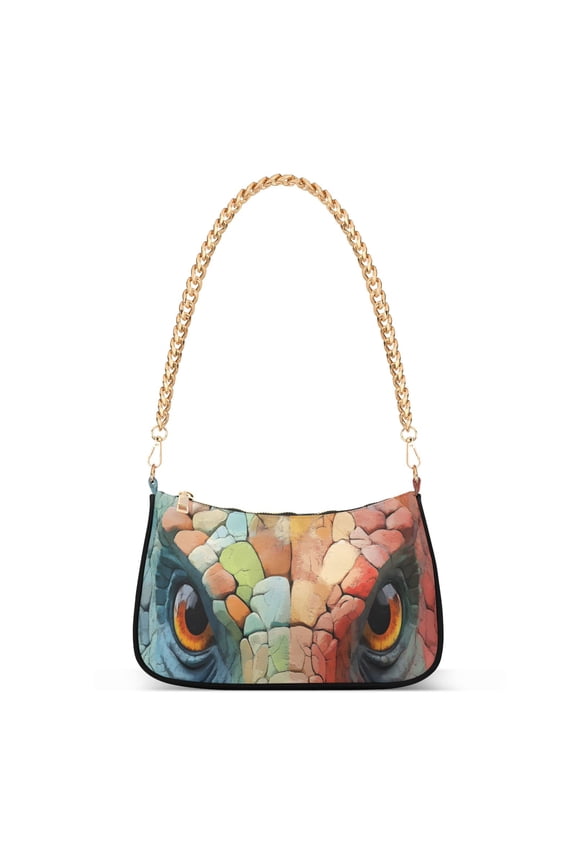 Dragon Eyes Women's Chain Shoulder Bag Hobo Handbag Tote Crossbody Purse