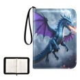 thumbnail image 1 of ALAZA Dragon Flying Trading Card Binder 4 Pocket Cards Collection Album 400 Folder Holder, 1 of 6