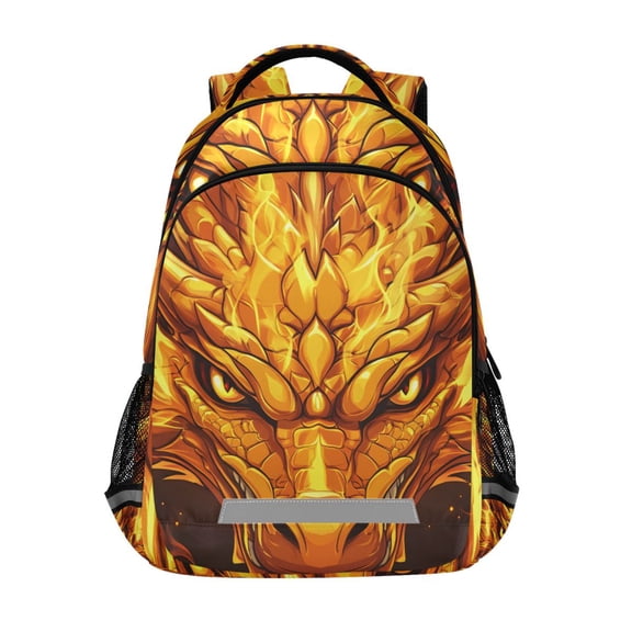 ALAZA Dragon Head Backpack Elementary School Bag Bookbag Travel Rucksack