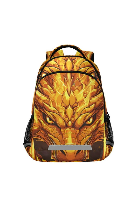 Dragon Head Backpack Elementary School Bag Bookbag Travel Rucksack