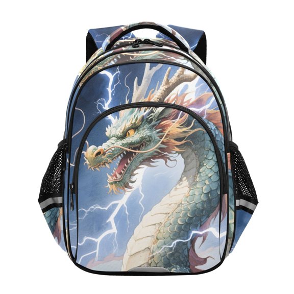 ALAZA Dragon Lightning-s1 School Backpack Elementary Bag Bookbag Travel Rucksack
