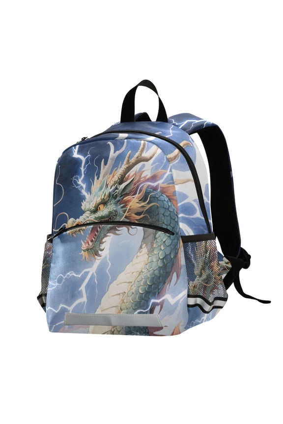 Dragon Lightning-s1 School Backpack Elementary Student Bookbag