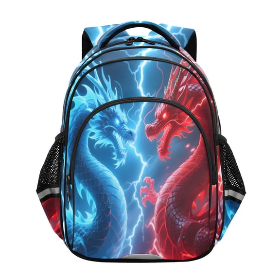 ALAZA Dragons Cool School Backpack Elementary Bag Bookbag Travel Rucksack