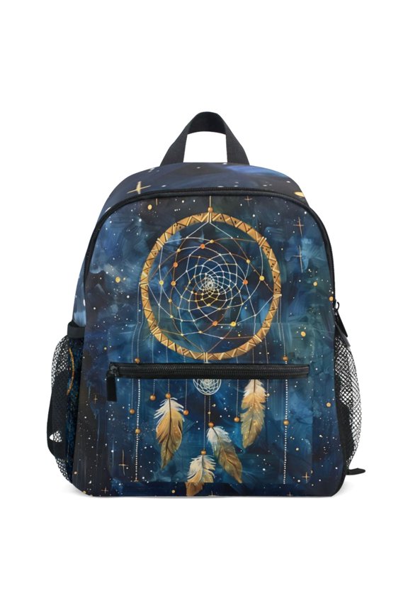 Dream Catcher Starry Pattern School Backpack Student Bookbag Mini Bag