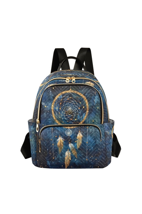 Dream Catcher Starry Womens Travel Laptop Backpack Large Daypack Ladies Shoulder Bags S