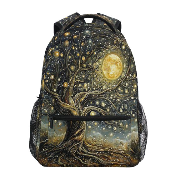 ALAZA Dream Tree Pattern School Backpack Elementary Stylish Bookbag Laptop Bags Travel Daypack