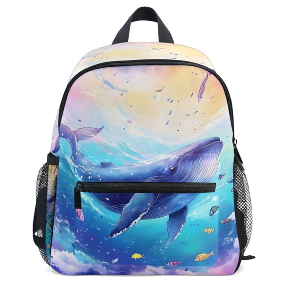 ALAZA Dreamy Whale Stylish School Backpack Student Bookbag Mini Bag