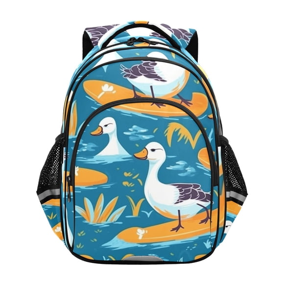 ALAZA Duck Swimming School Backpack Elementary Bag Bookbag Travel Rucksack