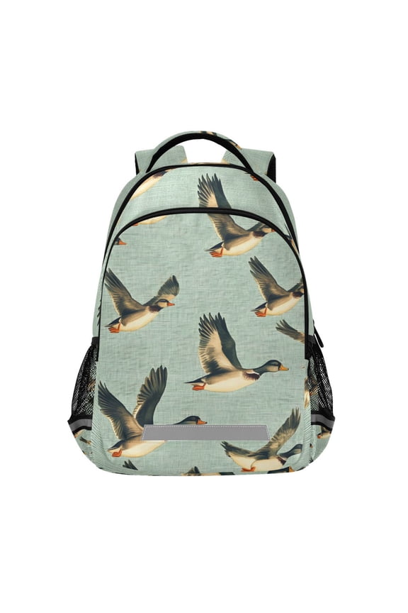 Ducks Flying Backpack Elementary School Bag Bookbag Travel Rucksack