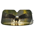 thumbnail image 1 of ALAZA Eagle Flying Windshield Sun Shade Car Foldable Visor Block UV Rays Protector 53"x23.5", 1 of 8