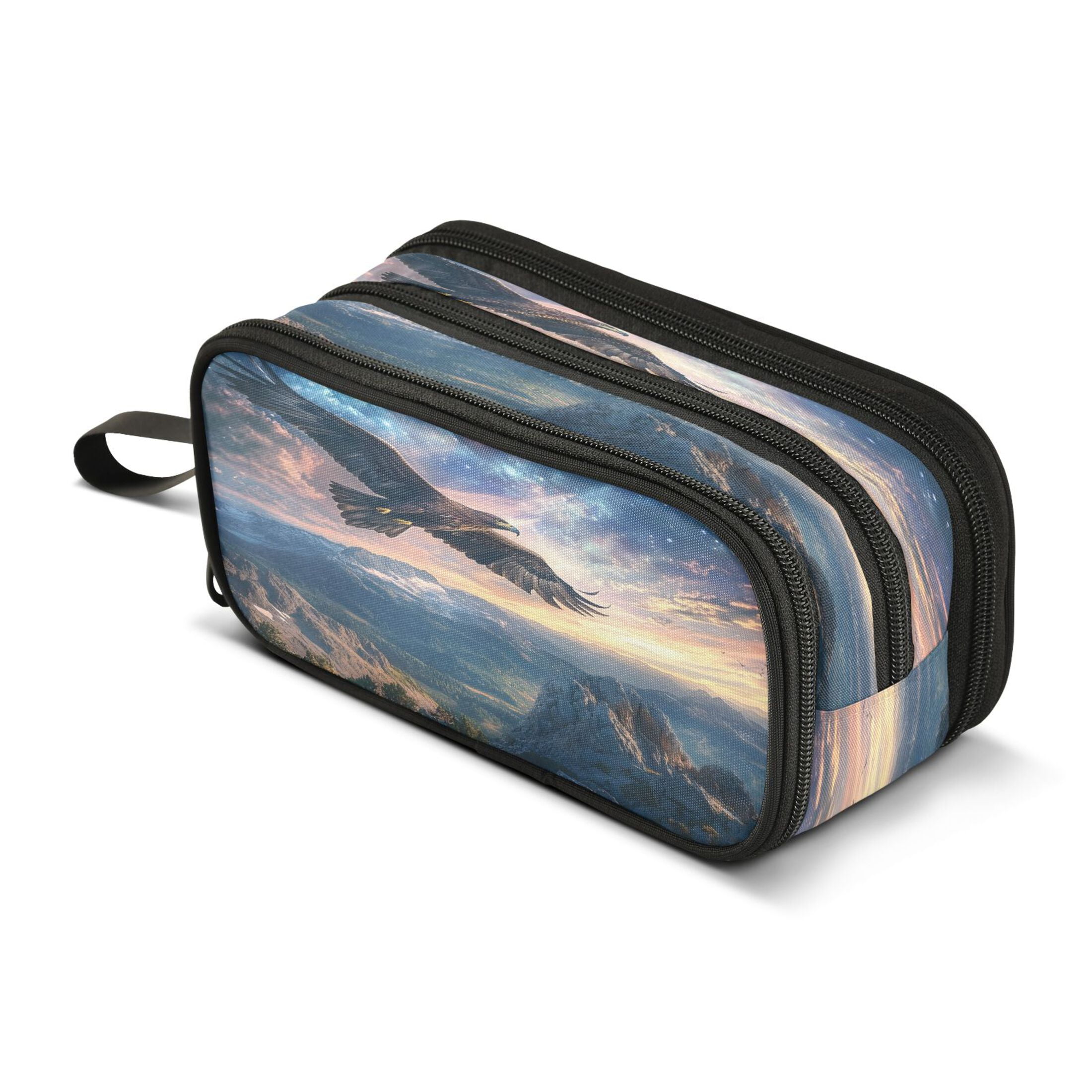 Goofa Space Planet Pattern Big Capacity Pencil Pen Case Office College Large Storage High Capacity Bag Pouch Holder Box Organizer - View #6