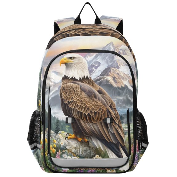 ALAZA Eagle Watercolor-a1 Laptop Backpack Purse Travel Bag Casual School Bookbag Rucksack for Women Men