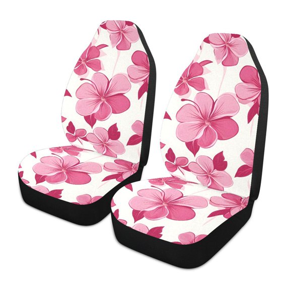 ALAZA Elegant Flowers-r8 Car Seat Covers 2 PCs Universal Auto Front Seats Interior Protector