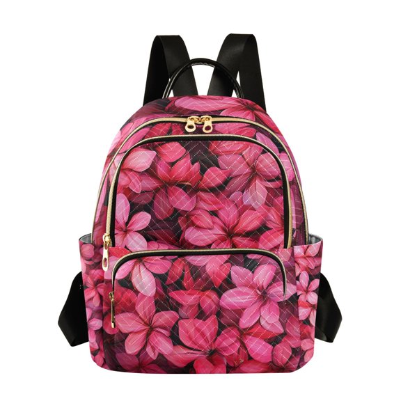 ALAZA Elegant Tropical Floral-a5 Womens Travel Laptop Backpack Large Daypack Ladies Shoulder Bags S