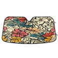 thumbnail image 1 of ALAZA Elegant Tropical Floral-p7 Windshield Sun Shade Car Foldable Sun Visor Block UV Rays Protector 55"x27.6", 1 of 1