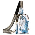 thumbnail image 1 of ALAZA Ethnic Unicorn Sling Bag for Women Men Waterproof Crossbody Chest Bags, 1 of 7